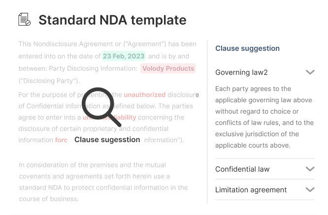 Clause Suggestion